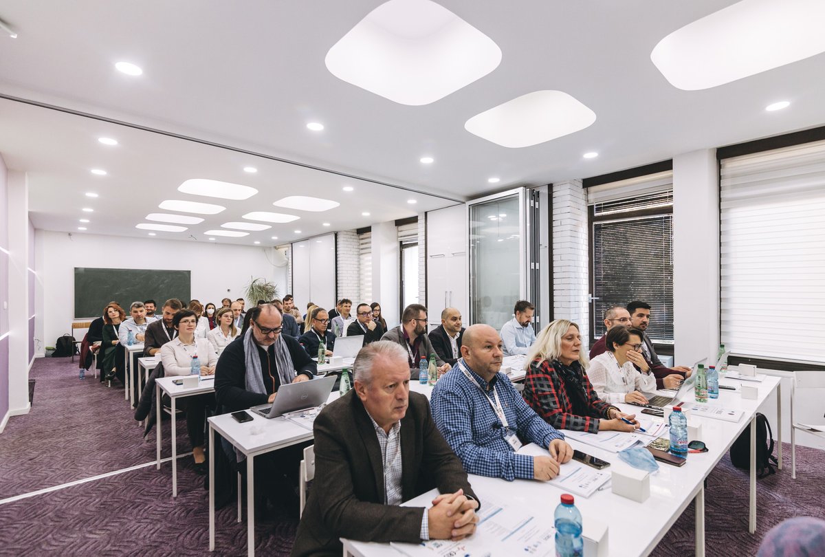 CRISIS_project_'s tweet photo. Final project workshop was held in the period 20-21 October 2022 in Skopje (IZIIS) and Bitola with attendance of more than 50 people, not only form the partner counties (N. Macedonia, Albania, Greece &amp; Italy) but also from the other countries form the region.

#crisis #risk https://t.co/eCtKrT7olt