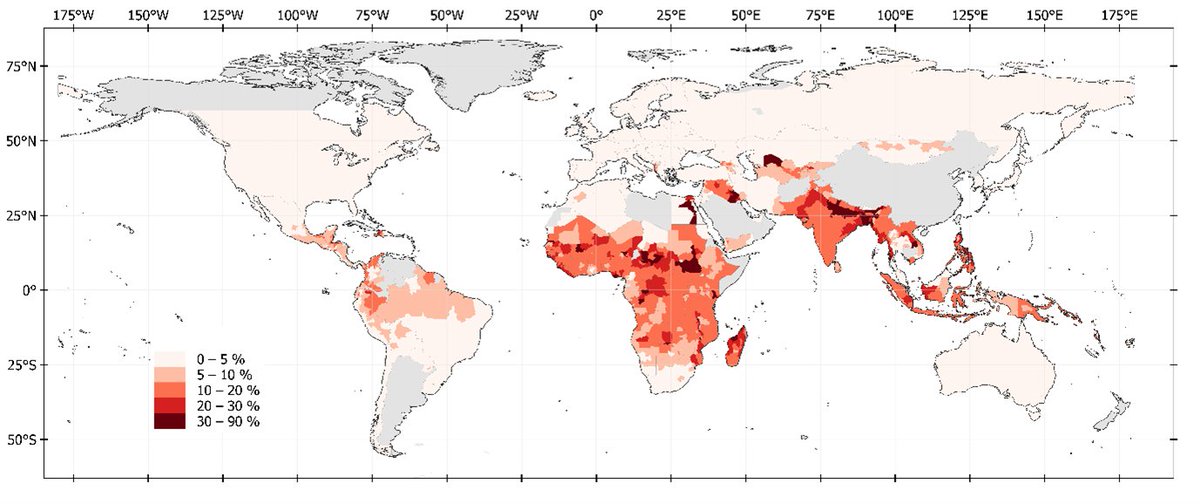 Did you know that 4 in every 10 people exposed to flood risk globally live in poverty? Check out the @WorldBank study “Flood Exposure and Poverty in 188 Countries” to learn more: wrld.bg/epSk50LkUhe