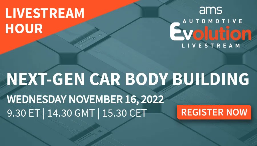 📢 Join Peter Dow from @ReeAutoOfficial and Cengiz Kizilkan from @Magswitch_Tech as they discuss how you can improve sustainability and modularity in the production of #automotive body structures and major components. Register now 👉 bit.ly/3sRhJ0w #manufacturing