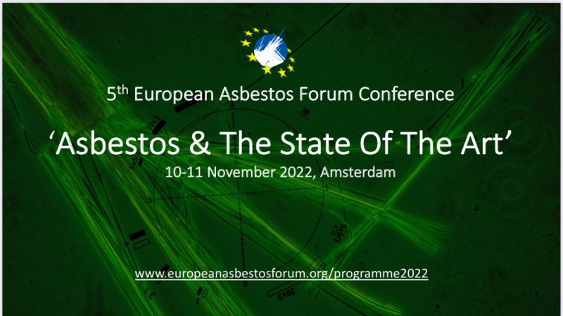 We are supporting the upcoming <a href="/eafconference/">European AF</a> in Amsterdam.

Hear from top international speakers on the science and innovations in the #asbestos industry.

Find out more: ow.ly/o6XI50LqUKf