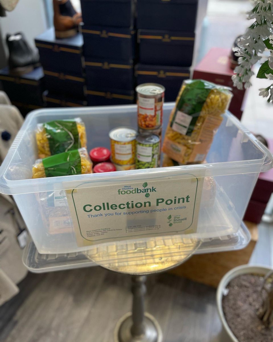 Food bank set up in our Chester store!

Please help us give back to our community in this hard time. Any donations are welcome and will be doubled by us! Huge thanks to those who have already given generously.

#foodbank #westcheshirefoodbank #chester #donation #thetrusselltrust