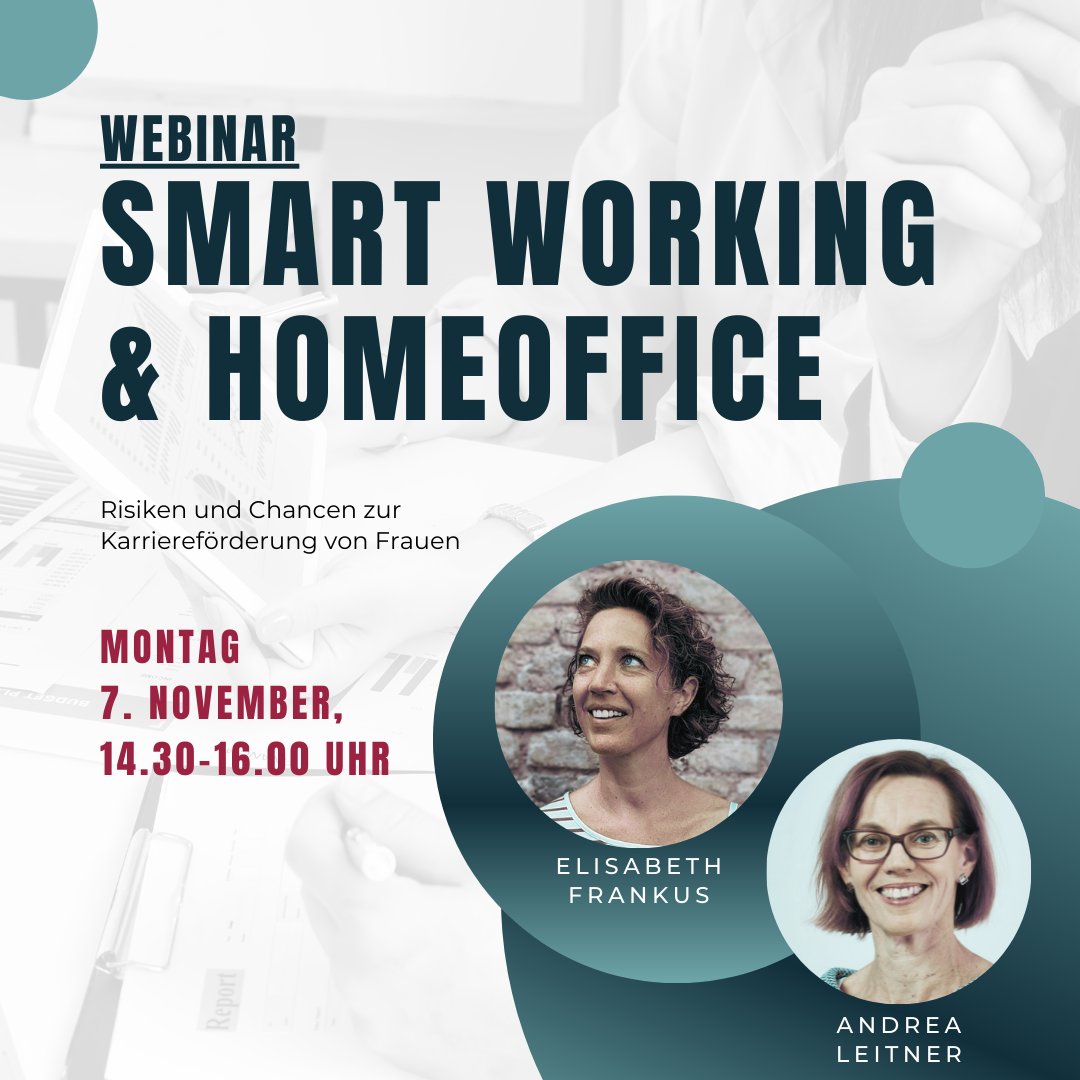 Veranstaltungstipp: #Homeoffice und die fortschreitende Digitalisierung von Arbeitsumfeldern bieten große Chancen für die Vereinbarkeit von Beruf und Familie. Wer beim #Webinar am 7. November dabei sein will, sollte sich noch rasch anmelden!
ihs.ac.at/events/detail/…