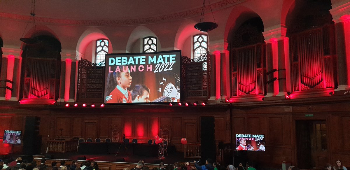 Rathfern debaters at the Debate Mate Launch 2022