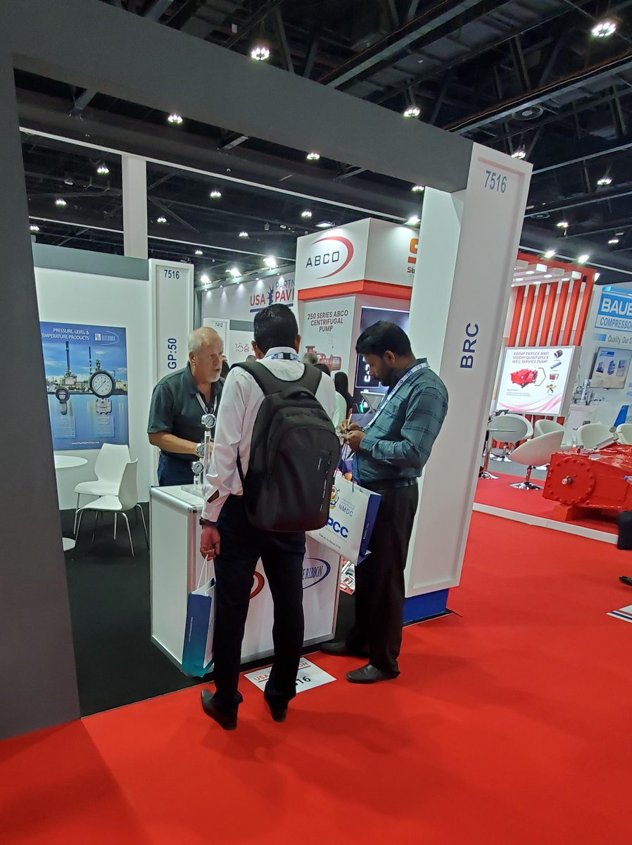 GP50_'s tweet photo. Today is the third day of #ADIPEC2022! We've met so many new people here at booth 7516 🤗 Stop by the US Pavilion to meet our reps and learn more about GP:50!
#ADIPEC #AbuDhabi #USPavilion https://t.co/uVwZd9nUH6