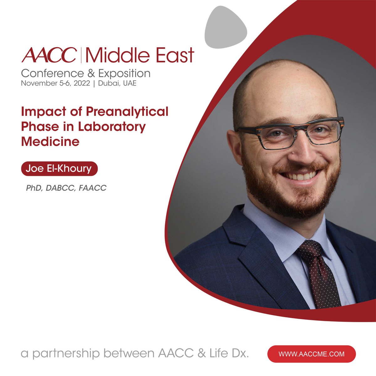 The preanalytical phase is a crucial part of the testing process. Dr. Joe El-Khoury will clearly define the various stages preceding analysis and will reflect on best practices to ensure minimum errors and optimum accuracy!