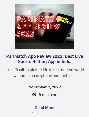 Parimatch App Review 2022: Best Live Sports Betting App in India
Check out the whole blog here: 
.
.
.
