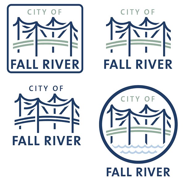Senior Visual Design Mira Le had some great submissions for the Fall River logo contest. Well done Mira! #fallriverma