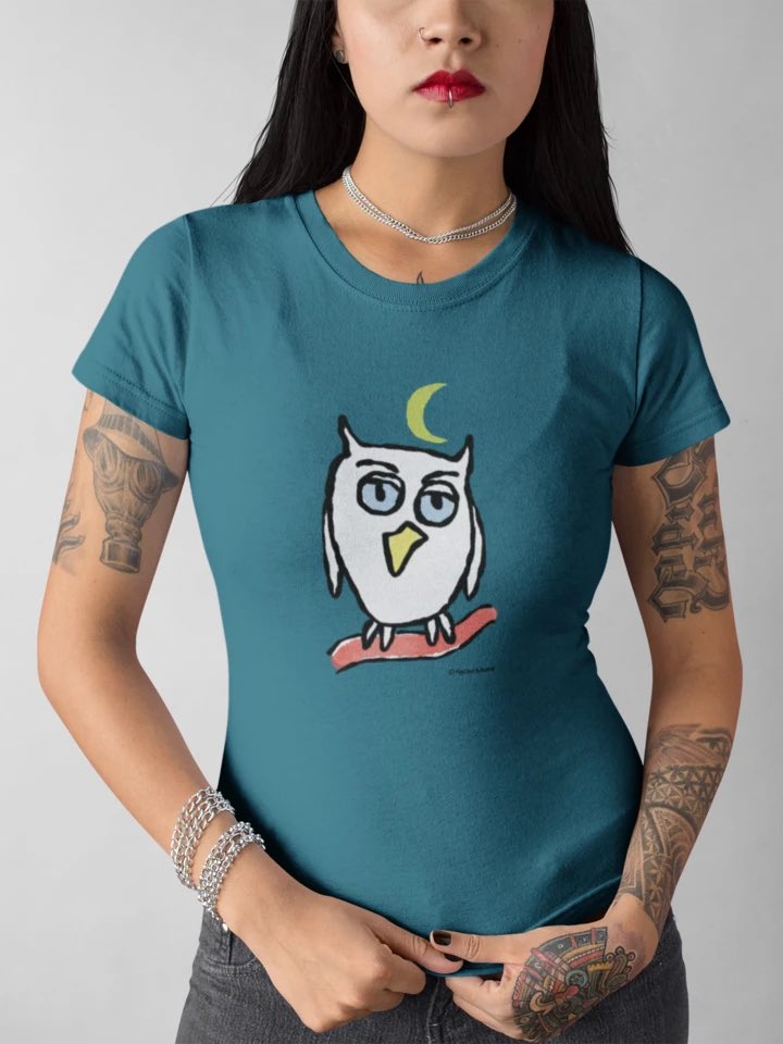 Cute little night owl vegan cotton T-shirt - free uk shipping #nightowl #cuteowls 
hectorandbone.com/products/night…