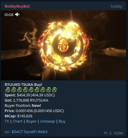Medit8.me and <a href="/RyuukoTsuka/">Medit8.me Wellness programme & Crypto RyuukoTsuka</a> have gone deflationary!

Proceeds from NFT sales (see picture) have been purchased and burned.  

0.27% so far on first burn.

<a href="/maythous/">maythous</a> <a href="/EricCryptoman/">Eric Cryptoman</a> @CrossChainAlex @buddyofcult #CultDAO <a href="/joegrower420/">joegrower420.eth 🌱</a> <a href="/Ralvero/">RALVΞRO</a> @STEPNSwiss <a href="/realdogen/">Dōgen</a>