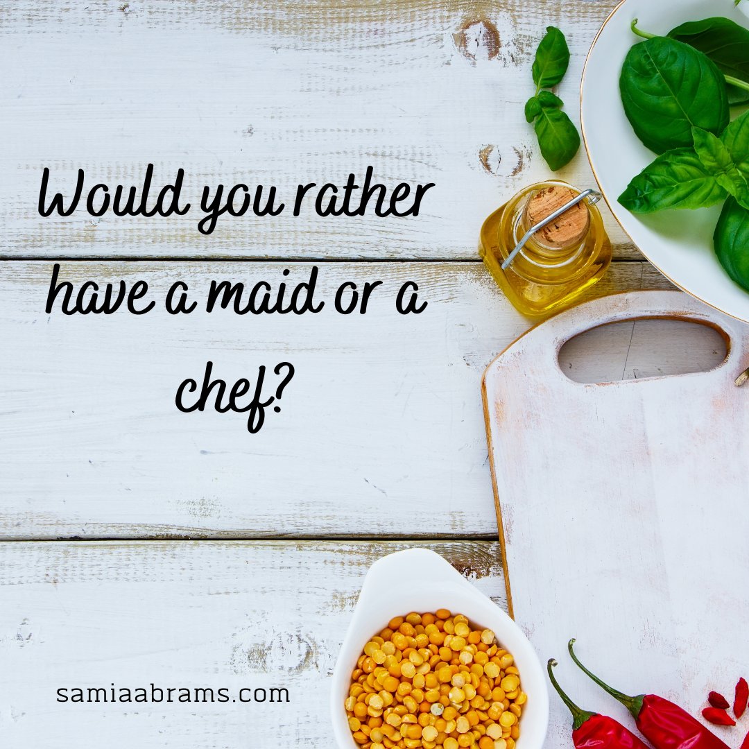 samiaabrams's tweet photo. Maid, please. I can always have food delivered. Lol! 

#cleaninghacks
#sendhelpnow
#dreams https://t.co/lcKVK7EUba