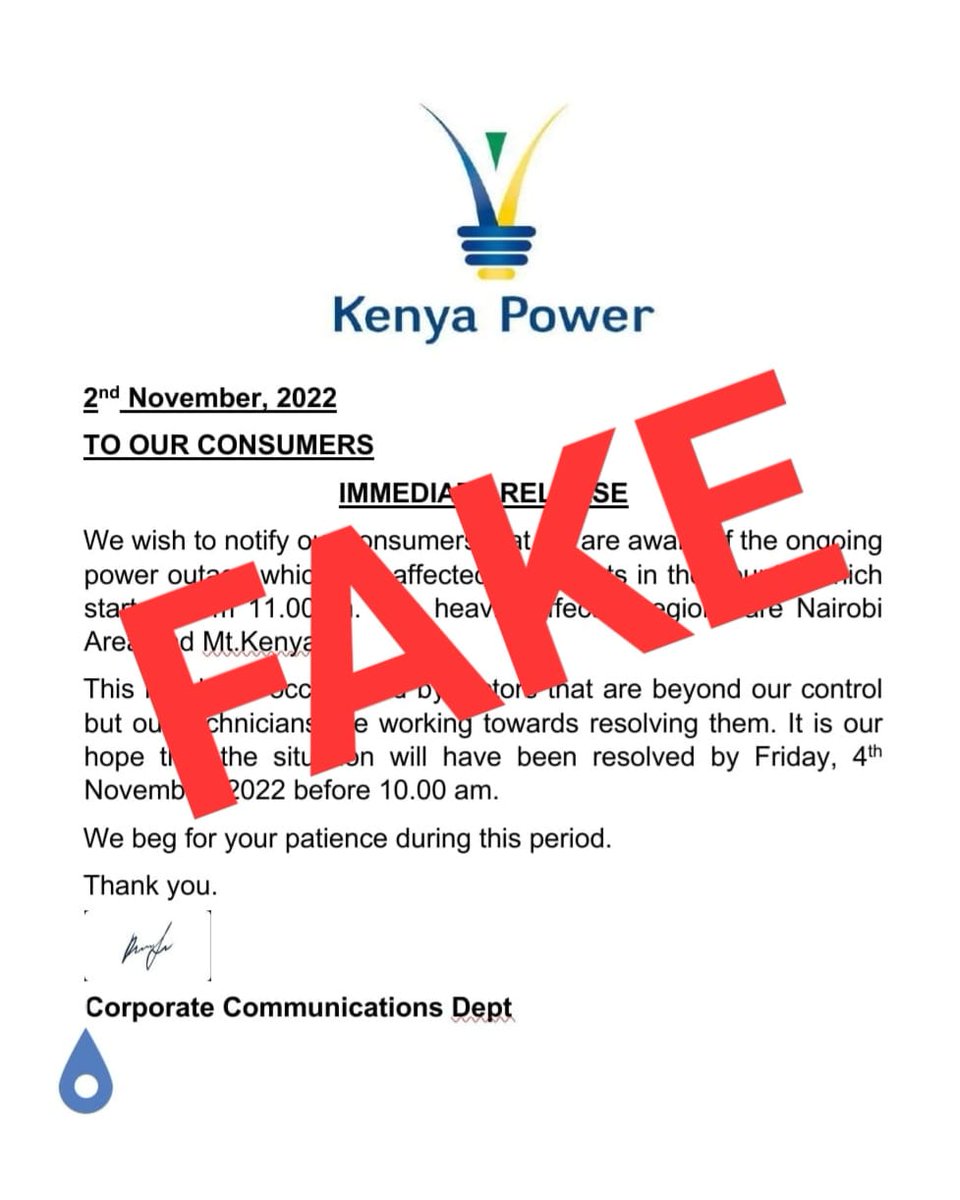 The Kenya Power & Lighting Company Plc. on Twitter