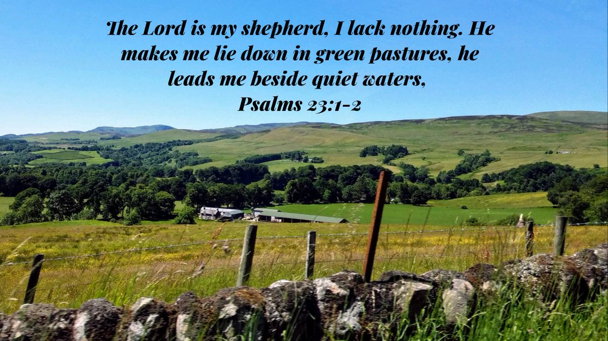 NELHS_Admin's tweet photo. The Lord is my shepherd, I lack nothing. He makes me lie down in green pastures, he leads me beside quiet waters,
Psalms 23:1-2 NIV

https://t.co/EKmEUoxHWa https://t.co/AxZYgdZg8m