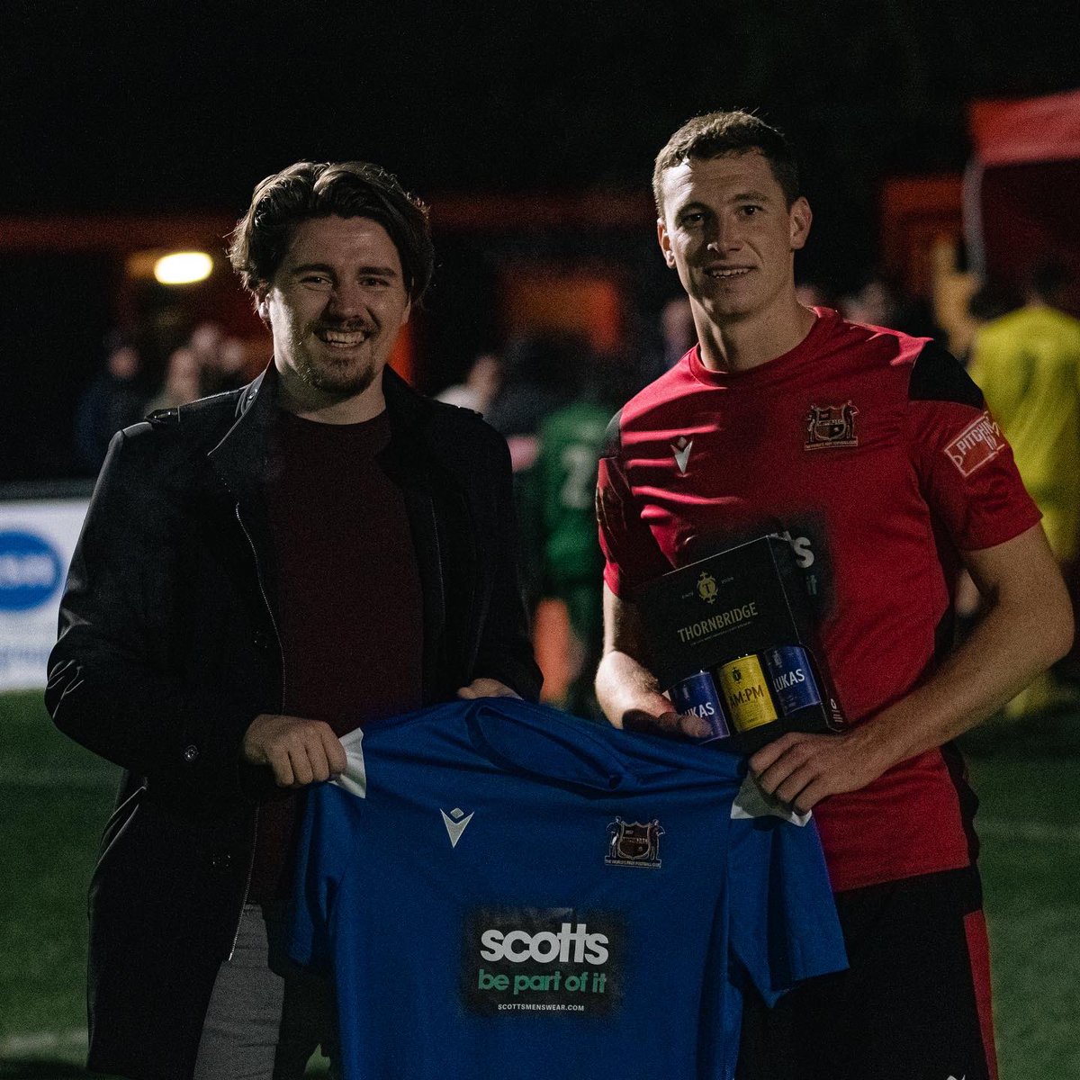 For the second month running, Player of the Month has gone to Reece Fielding for October 🏆

What a signing he’s proving to be - solid as a rock 🪨 

#TheWorldsFirst