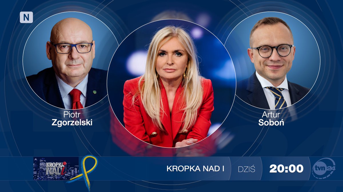 W środę gośćmi 'Kropki nad i' będą @PZgorzelskiP i @sobonartur. Zapraszamy o 20:00 do @tvn24.