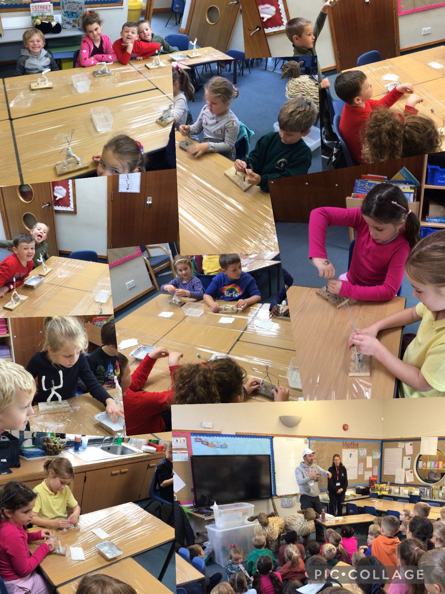 Our very own armatures made with Oakey Bear Sculptures today! The Y2 children absolutely loved making their own creations ⭐️