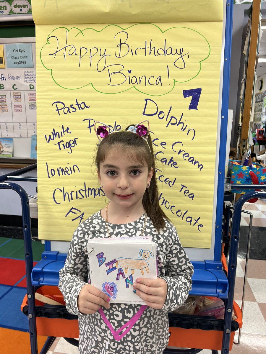 Happy Birthday, Bianca! 🎂 🎈 We hope 7 is your best year yet! #ewlearns #ewcelebtates <a href="/NorthSideEW/">North Side School</a>