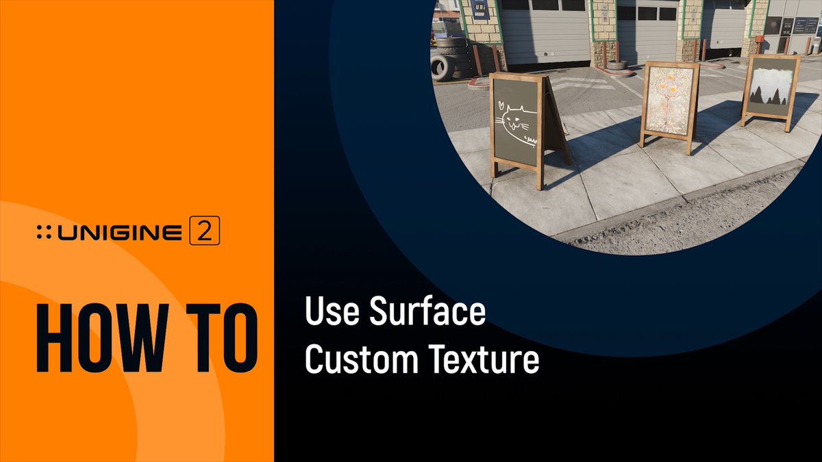 Unigine's tweet image. youtu.be/AQncPjCrdo4
Optimize the number of materials while extending visual diversity by assigning a custom texture to any Static Mesh surface! Short video on how to use Surface Custom Texture is up on our YouTube channel.
#uniginehowto #uniginetutorial #unigine #3dengine