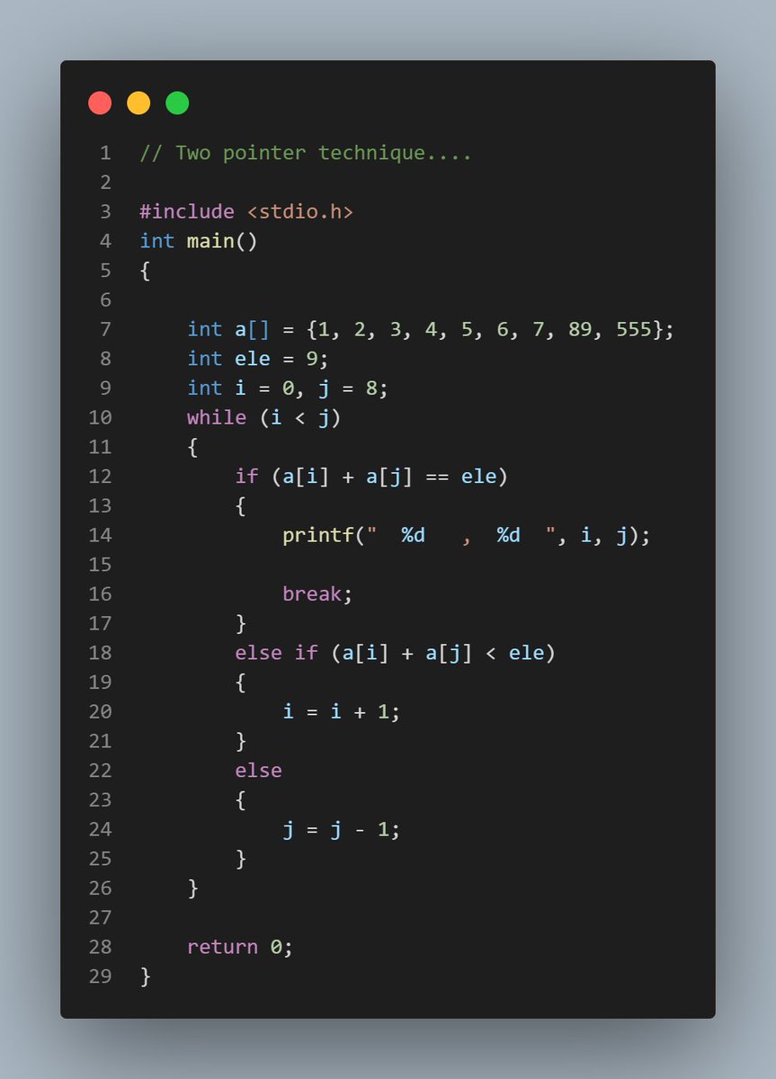 codewithsandhan's tweet image. Two_ptr_technique😉😎