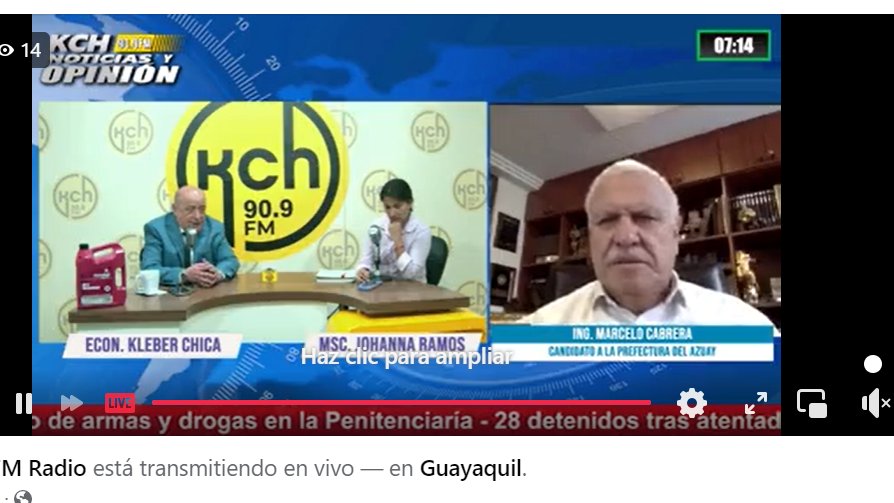 #Azuay tiene 15 Cantones, 61 Parroquias rurales. La necesidad fundamental está en vialidad. Son 6.000 Km de vías que requieren mejorar y es prioritario para el desarrollo económico de la provincia. @KCH_FM