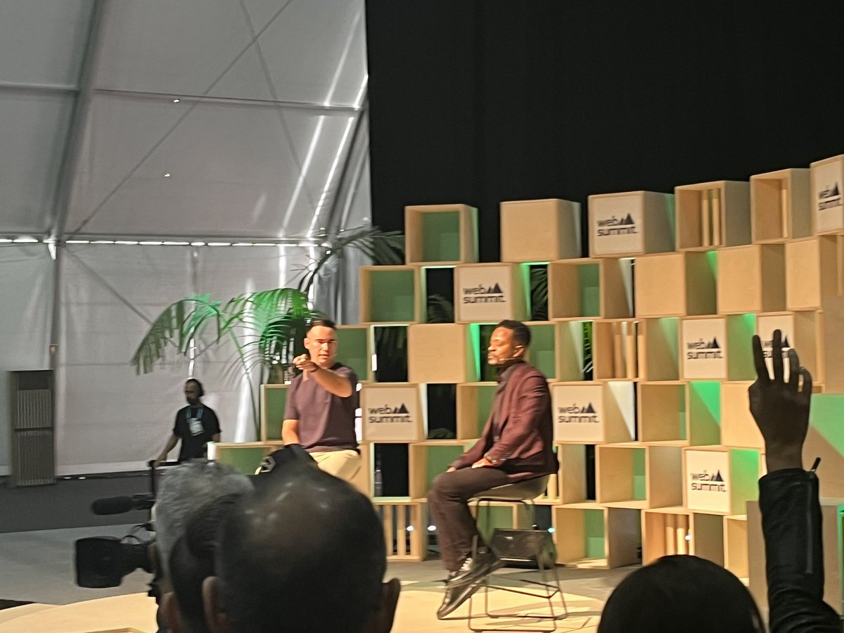 “Fulfil your dreams” <a href="/Evra/">Patrice Evra</a> #WebSummit2022 #ilovethisgame