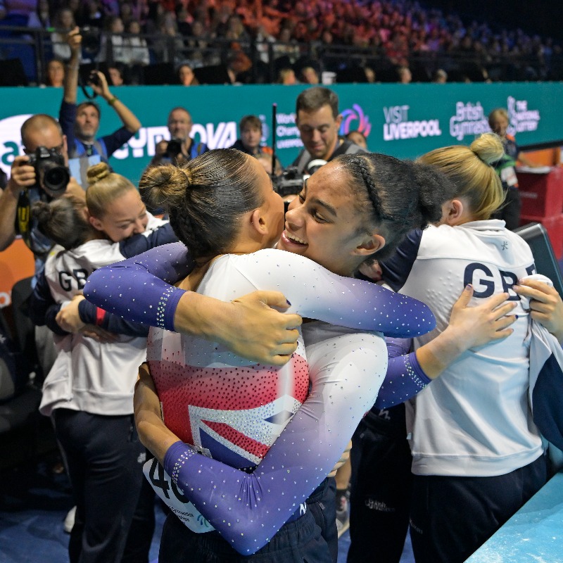 WGC2030's tweet photo. About last night 😍

More tickets for #WGC2022 have been released, so grab yours now to secure your chance to see the incredible action to come ⬇️

#WelcomeToOurWorld #ARTWorlds2022 #gymnastics | 📸:FIG Minkus