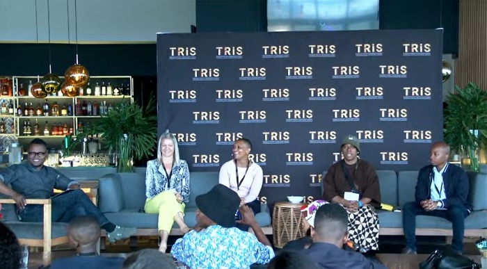 PropertyWheel's tweet photo. 'The Power of Township Collaboration' panel at #TRIS2022 with Niki Friedrichs, one81, @Zandi_Kumalo, @NeighbourRoots, @RaphaelYvette, #Pozie clothing brand and @TW_Hlongwane, @GreenerRecyclin 

#townshipretail #thetownshipdream #townshipinvestment #powerofcollaboration https://t.co/IuhQMuZzis
