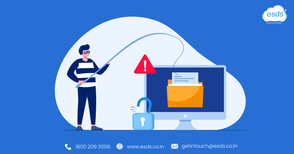 ESDSDataCenter's tweet photo. Did you know #Phishing - is one of the oldest and no.1 attack vectors associated with ransomware, a #cybersecurity threat that targets emails &amp; text messages? 

Boost your #email #security. 

Get in touch with ESDS: https://t.co/gY35th94qs

#ESDS4U #StaySafeOnline #digitalindia https://t.co/HA079GumAT