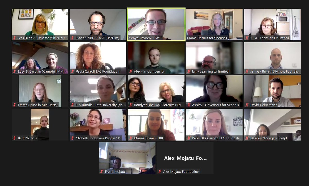 🎉 Thank you to everyone that joined today's #DeloitteDigitalConnect onboarding call!

We're partnering with @DeloitteUK_5M to support charities with digital expertise &amp; advice.

We'll share updates over the coming months; learn more about the programme at buff.ly/3Sv0bCt