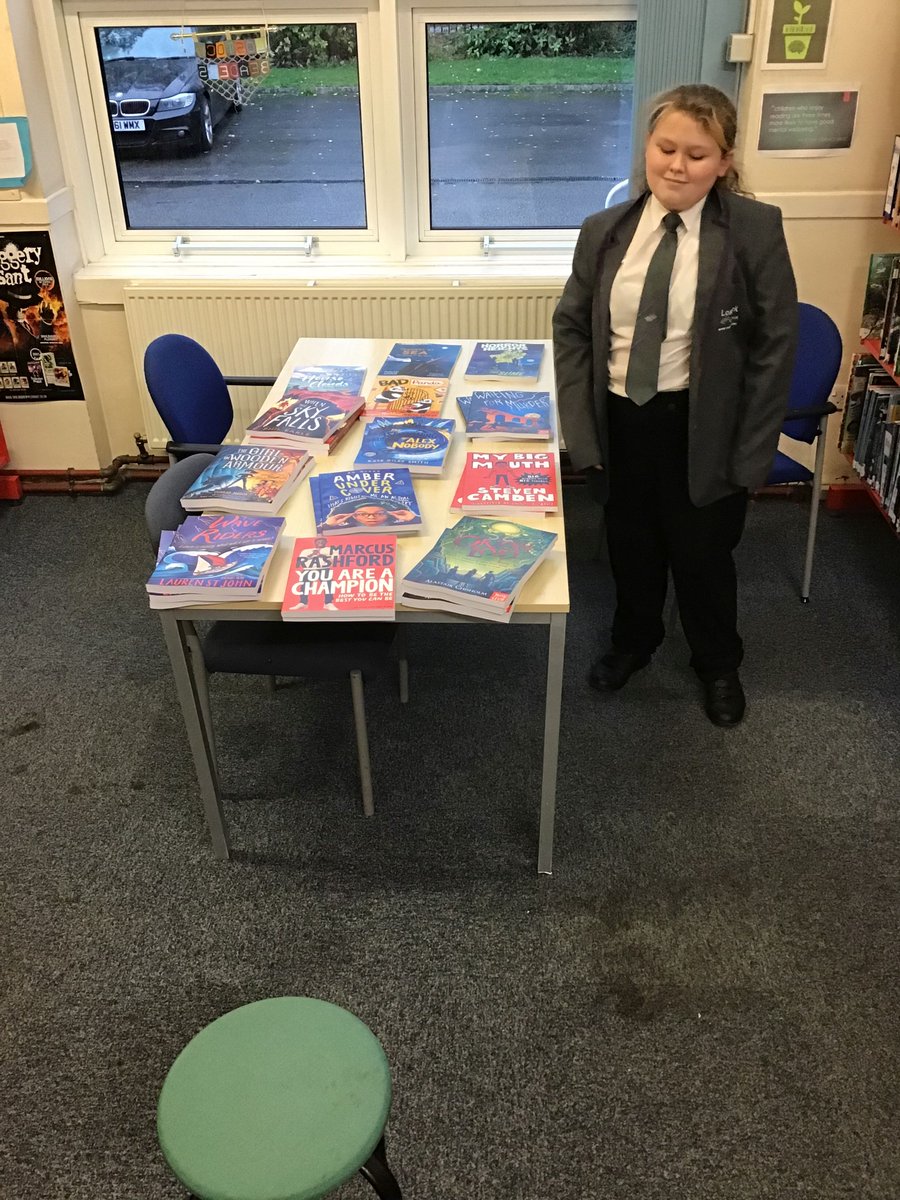 LibraryLostock's tweet photo. We are absolutely overjoyed with the large print customised editions for one of our students. Thank you @bookbuzz @Booktrust @guidedogs CustomEyes Books https://t.co/bbh8hQ1MUL