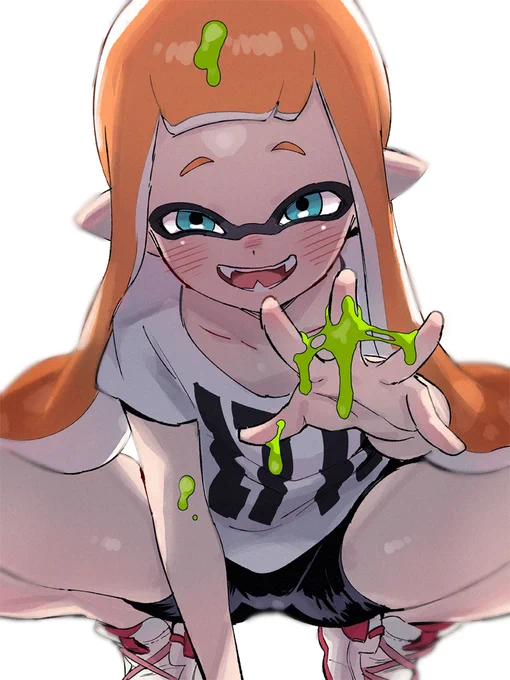 🦑「イキの良いインクだね～」 