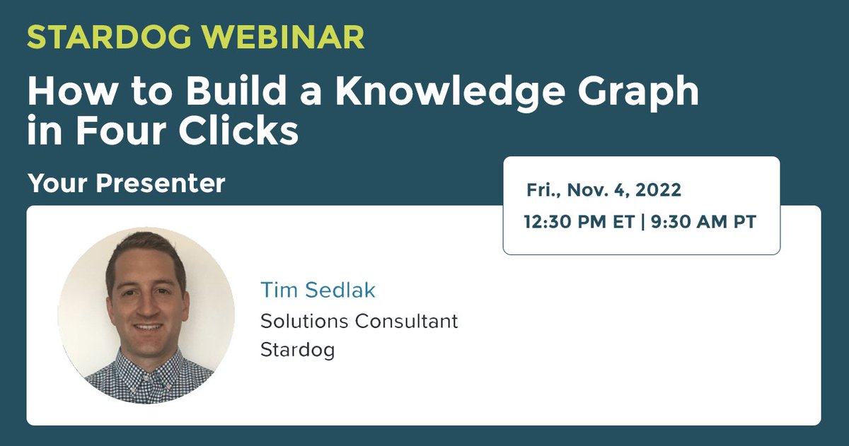 [WEBINAR] Learn what a #knowledgegraph is. See examples of real-world problems they solve. Experience just how few clicks it takes to get insights. hubs.ly/Q01rhhsr0