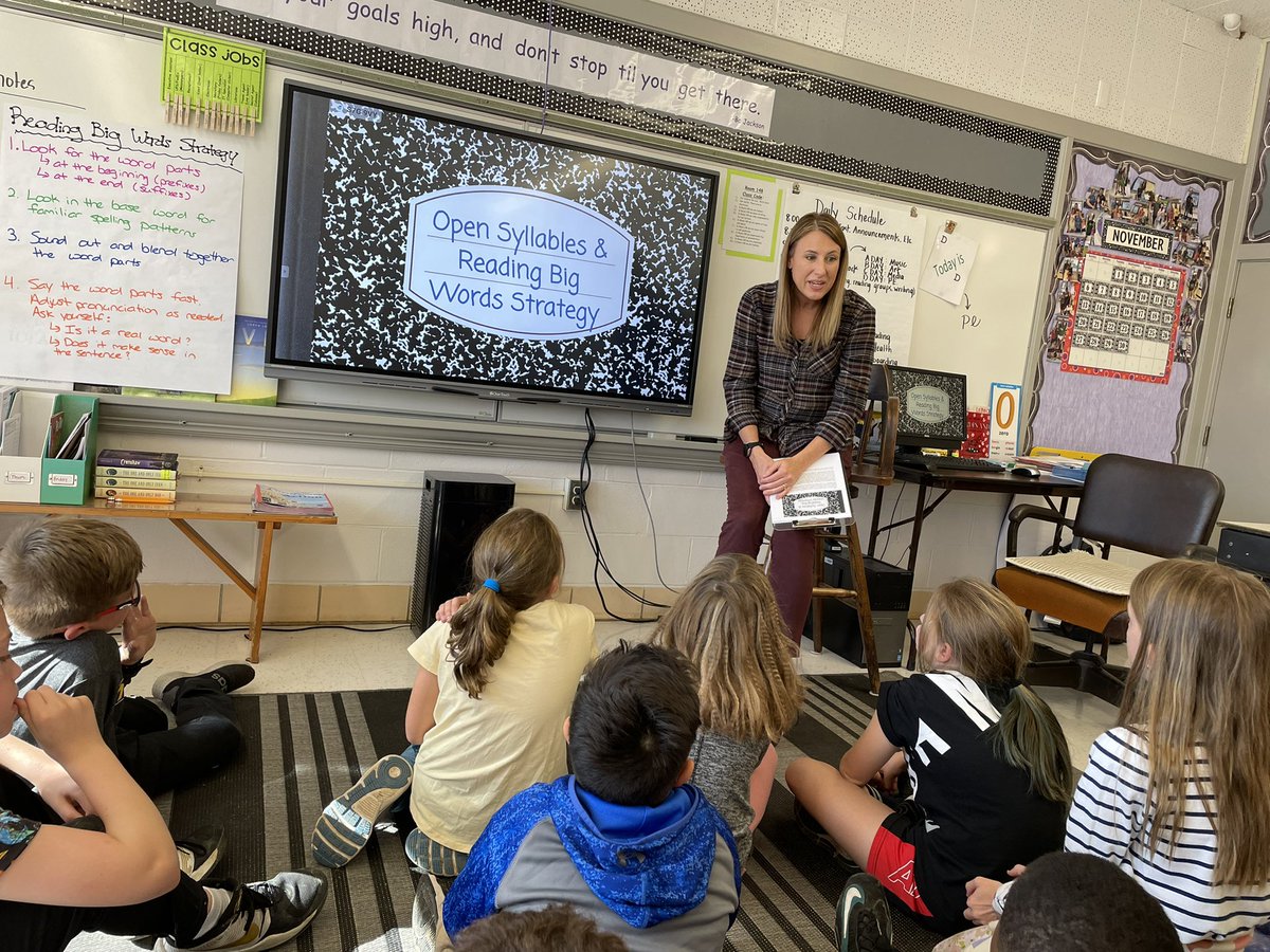 “It’s all about that word play!”
Our ELA coordinator is spending time in Room 148 this week - grateful to be teaching and learning alongside Dr. Schaefer! #cpsbest <a href="/RUSBLVD/">Russell Boulevard</a>