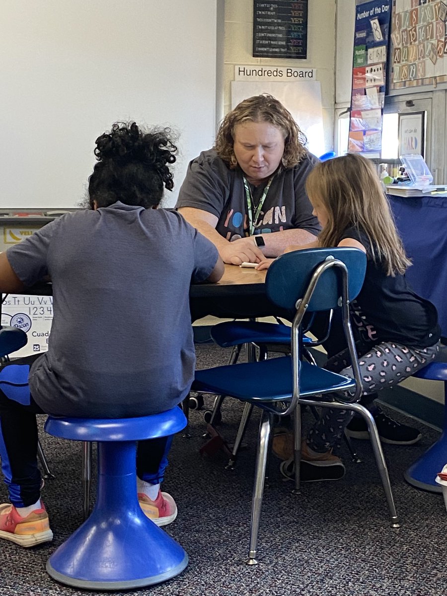 These lucky ladies got to hang out and read with Ms. Stanley today. #onedistrictoneteam