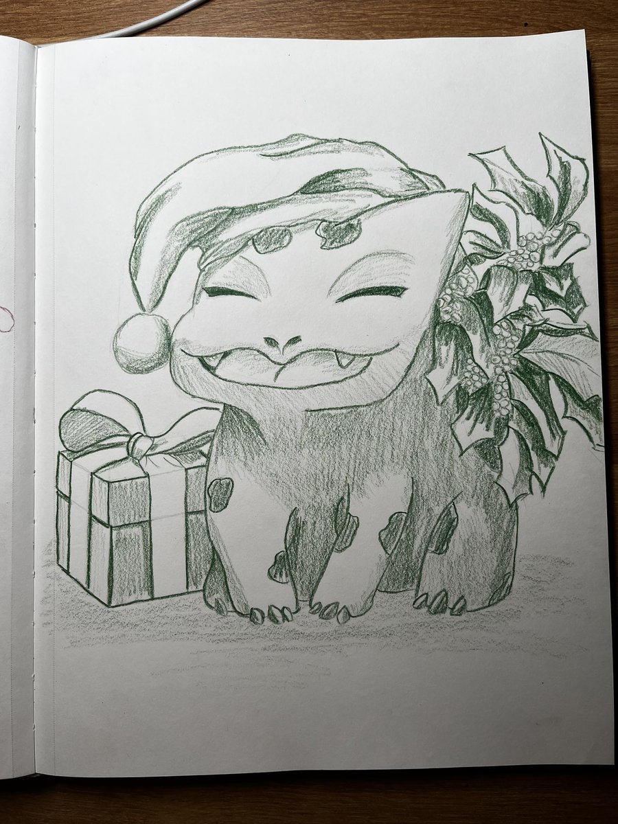 sketchperiment's tweet image. #cuphead #balbasaur #pokemon #Sketching #sketchbook #drawing #coloredpencil #arteza #art #practice