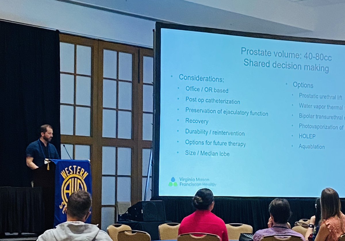 VirginiaMasonUrology (@vmurology) on Twitter photo Dr Will Fuller talks about shared decision making with patients for BPH surgical options at Western Section <a href="/AmerUrological/">Amer. Urol. Assn.</a> <a href="/Twillfull/">Will Fuller</a> <a href="/VMUrology/">VirginiaMasonUrology</a> #PatientCare #patientexperience <a href="/AlvaroLucioni/">Alvaro Lucioni</a> #WSAUA22 #surgewest Dr Will Fuller talks about shared decision making with patients for BPH surgical options at Western Section <a href="/AmerUrological/">Amer. Urol. Assn.</a> <a href="/Twillfull/">Will Fuller</a> <a href="/VMUrology/">VirginiaMasonUrology</a> #PatientCare #patientexperience <a href="/AlvaroLucioni/">Alvaro Lucioni</a> #WSAUA22 #surgewest