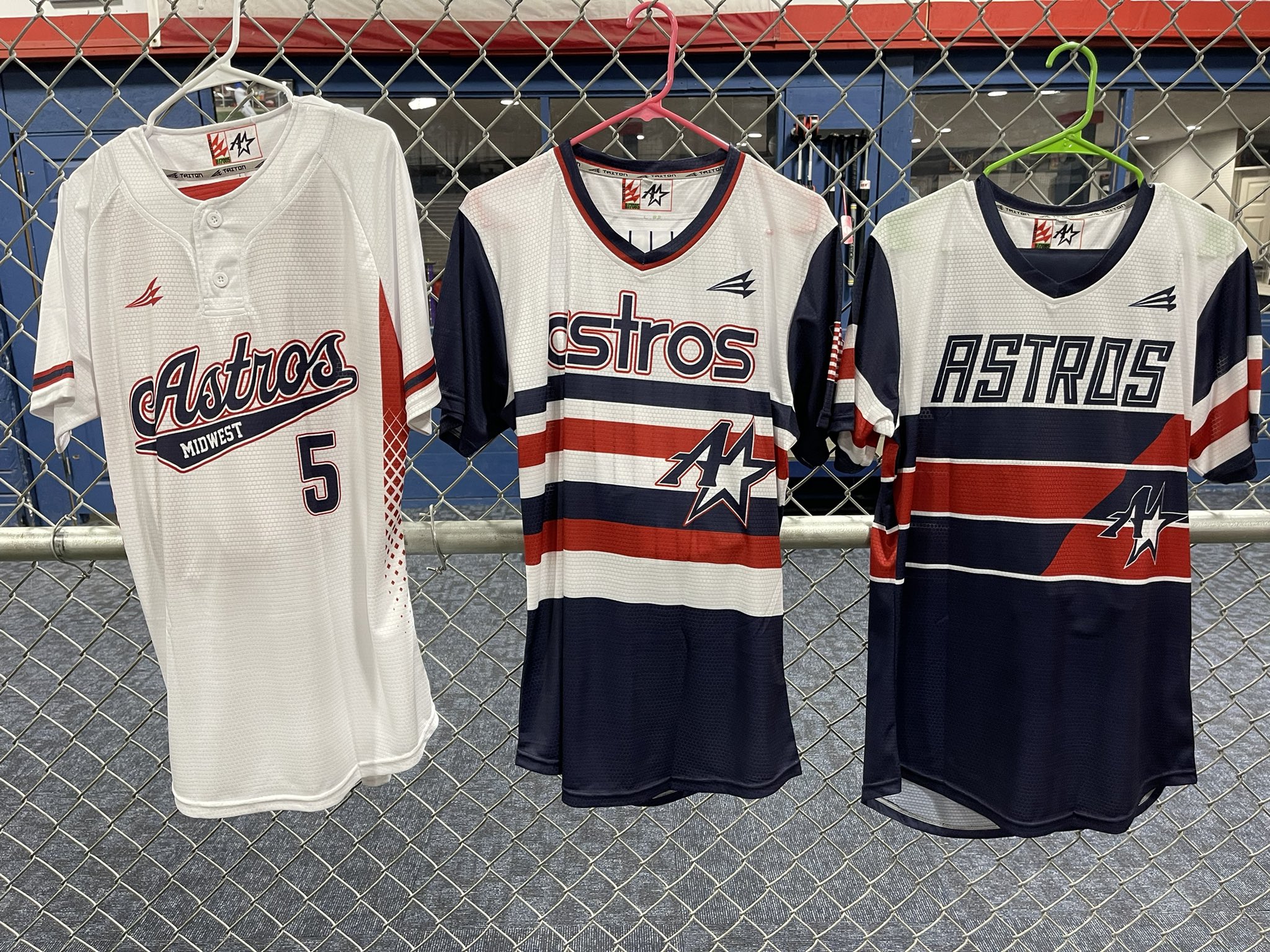 Chris Ulrey on X: 3 of our 4 different jersey options for 2022-2023 Astros  Midwest Academy uniforms 🔥  / X