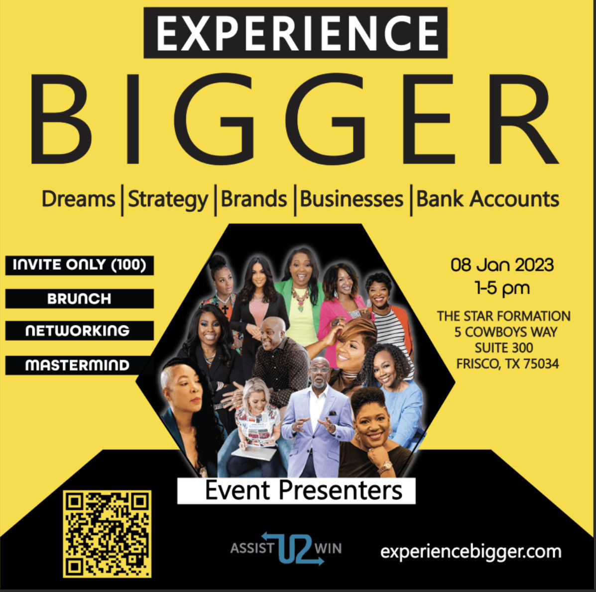 Don’t miss the event of the year!!!  Experience Bigger in 2023!