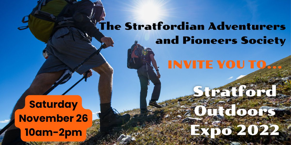 Come and join us for the Stratford Outdoors Expo 2022 at Foundation House in Stratford-upon-Avon.
FREE to enter.
FREE to exhibit.
Saturday November 26, 10am to 2pm.
<a href="/tsgurkha/">Stratford Sea Cadets</a> <a href="/BiznetSUA/">Businesses Networking Stratford on Avon</a> <a href="/Stratford_Blog/">Stratfordblog</a> <a href="/StratfordDC/">Stratford DC</a> <a href="/RohanStratford/">Rohan Stratford upon Avon</a> <a href="/StratfordTC1/">Stratford-upon-Avon Town Council</a> <a href="/OurTownTrust/">Stratford Town Trust</a> <a href="/HeraldNewspaper/">Stratford Herald</a>