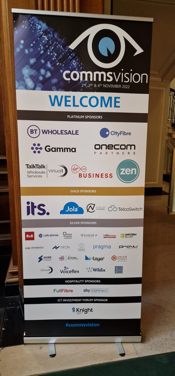 TheLayerUK's tweet photo. Day 1 of #CommsVision 2022 ✅
It's great to be back at the beautiful Gleneagles Hotel. We're looking forward to spending the rest of the week hearing from more experts on topics affecting the channel and catching up with friends, customers and prospects!
#ICT #Telecoms #CRM https://t.co/snRQm8StCp
