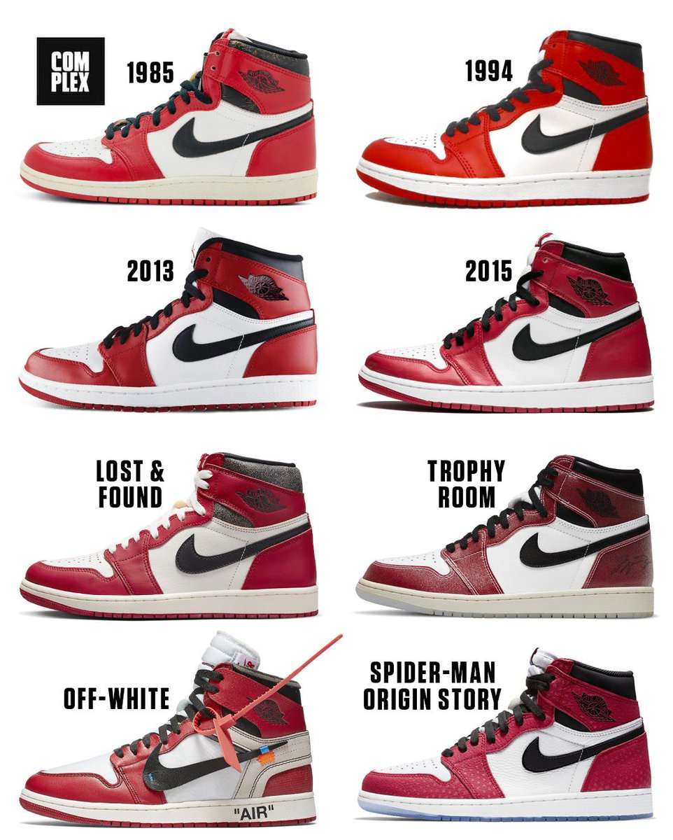 ComplexSneakers's tweet image. What's the best version of the Chicago Jordan 1?
