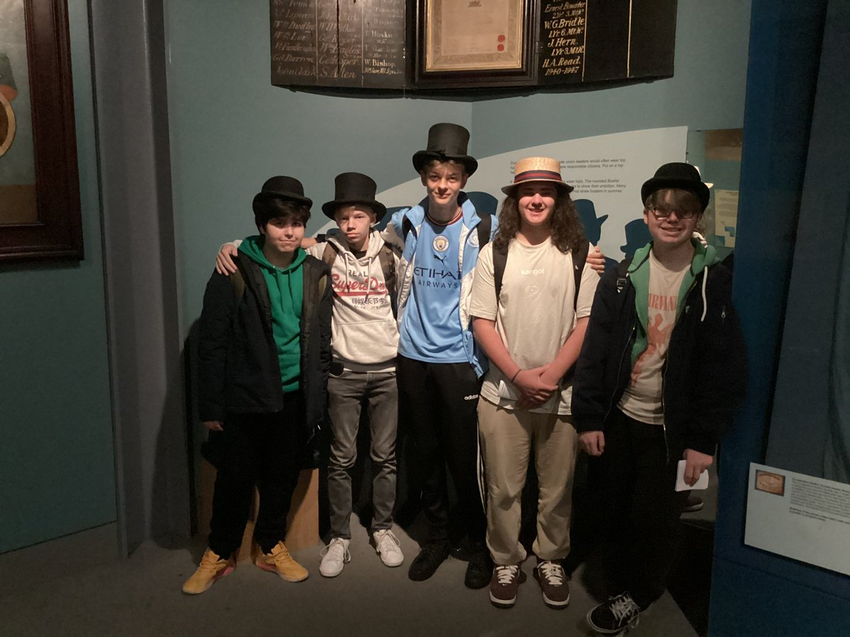 Students engaging well with the fancy dress / games at the People’s History Museum! @manorceacademy