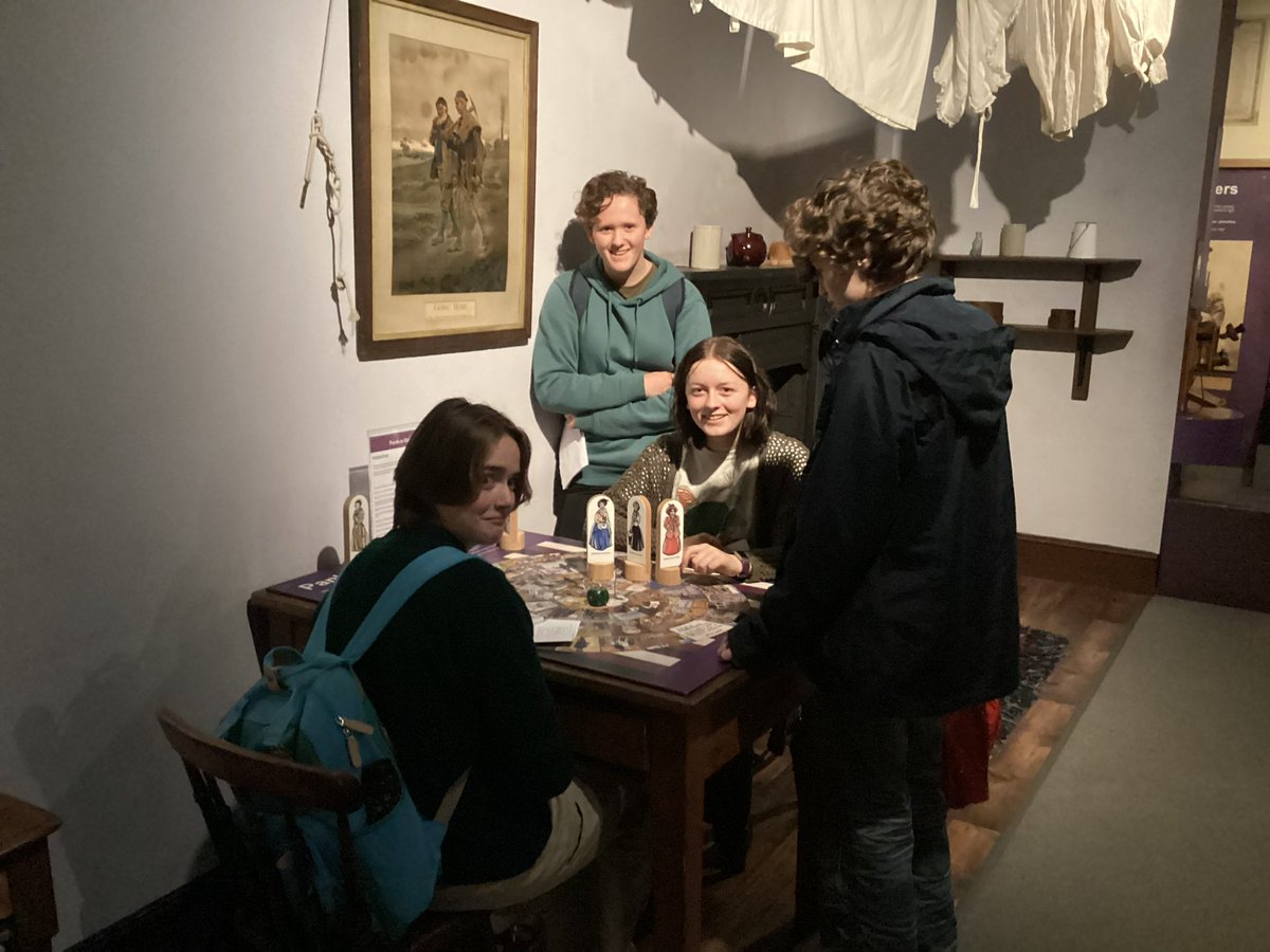 manorhistory's tweet photo. Students engaging well with the fancy dress / games at the People’s History Museum! @manorceacademy https://t.co/VcpF5FXCWf