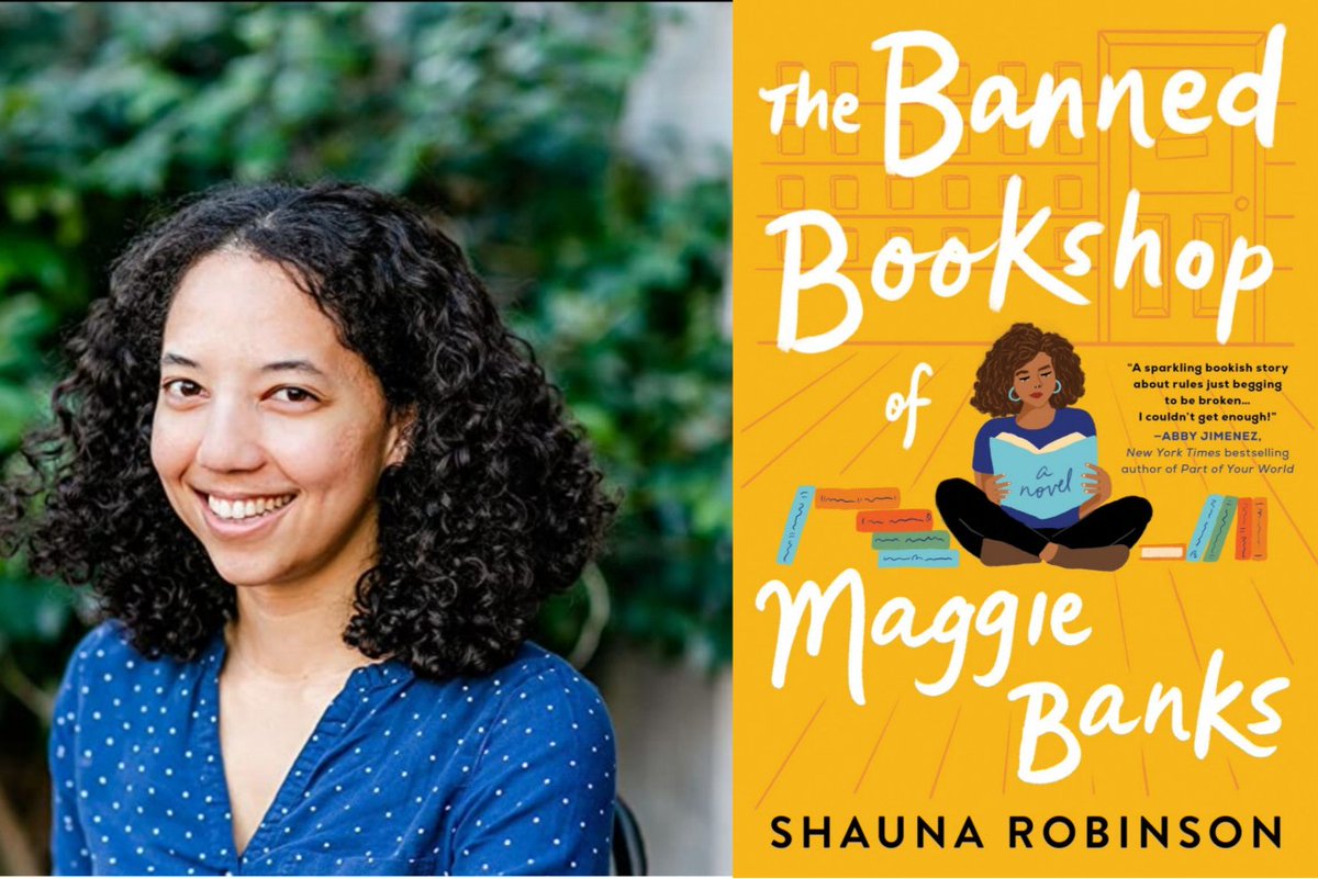 Maggie's arrival in Bell River shakes things up. Read as we discuss in our review of #TheBannedBookshopofMaggieBanks by Shauna Robinson HERE:  bit.ly/3sMzX3a