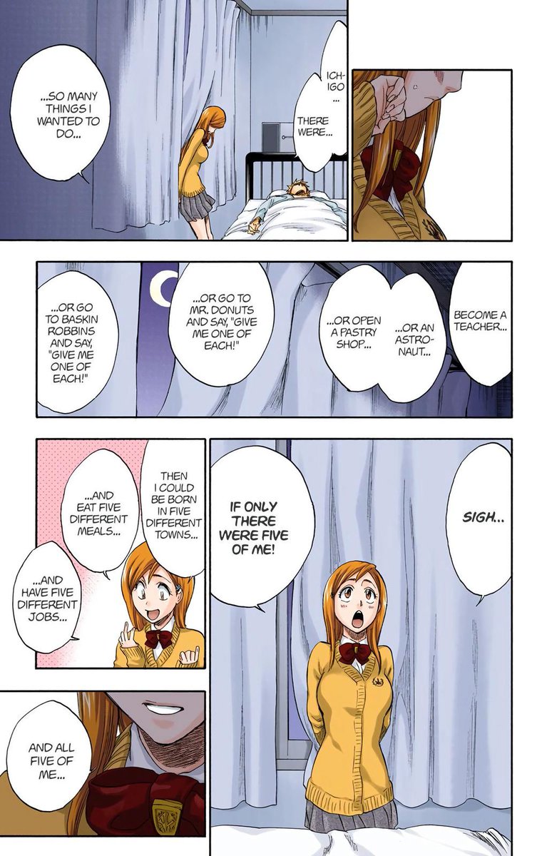 ichihimepics's tweet photo. reminder : orihime's confession is one of tite kubo's favorite manga panels 💘

#BLEACH #BLEACH_anime #ichigo #orihime #ichihime https://t.co/ymM8lJBrdc