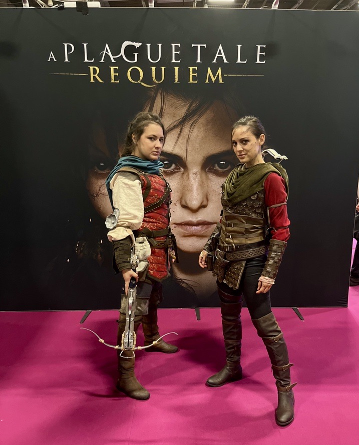 Finally, meet the wonderful cosplayers <a href="/Blue_Colette_C/">Blue_Colette</a> and <a href="/illynecosplay/">illyne Cosplay</a>, who embody the incredible and poignant Amicia from #APlagueTaleRequiem!

Oh, and don't forget... Happy Paris Games Week 2022 to everyone!