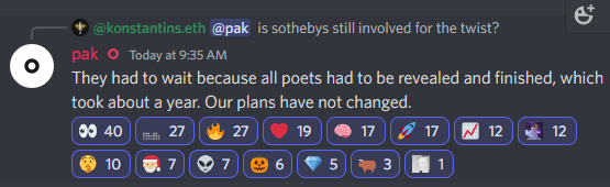 Feeling bullish on <a href="/poetslost/">LOSTPOETS</a>.
<a href="/muratpak/">Pak</a> <a href="/Sothebysverse/">Sotheby's Metaverse</a>