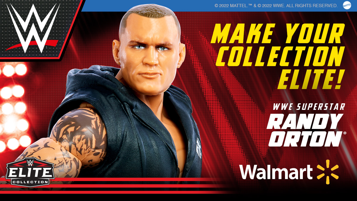 Make your collection Elite with @WWE Superstar Randy Orton at @Walmart! bit.ly/3fqc12H