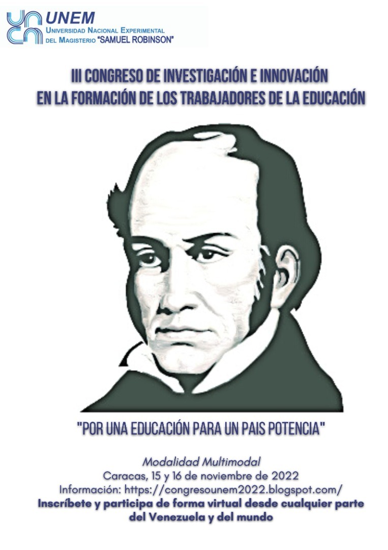 #Participa 📢 || Aún estás a tiempo de ser parte del "III Congreso Nacional de Investigación e Innovación en la Formación de los Trabajadores de la Educación📚", para más información ingresa al siguiente link 👇
 congresounem2022.blogspot.com

#VenezuelaYColombiaJuntas
<a href="/NicolasMaduro/">Nicolás Maduro</a>