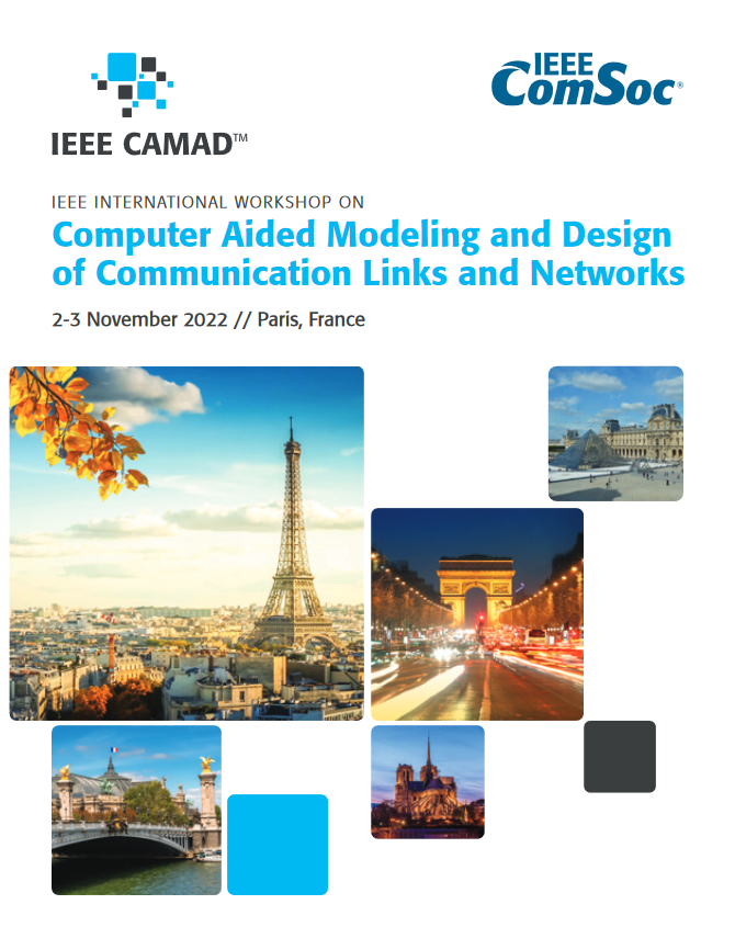 progressus20's tweet photo. PROGRESSUS organized today a Special Session in the IEEE International Workshop on Computer Aided Modeling and Design of Communication Links and Networks (CAMAD 2022). More information will be available in follow-up tweets. https://t.co/jLqS6oLkMa