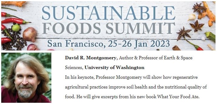 David Montgomery <a href="/Dig2Grow/">Dave&Anne</a> announced as opening keynote speaker for <a href="/SFSummits/">SFSummits</a> sustainablefoodssummit.com/northamerica/